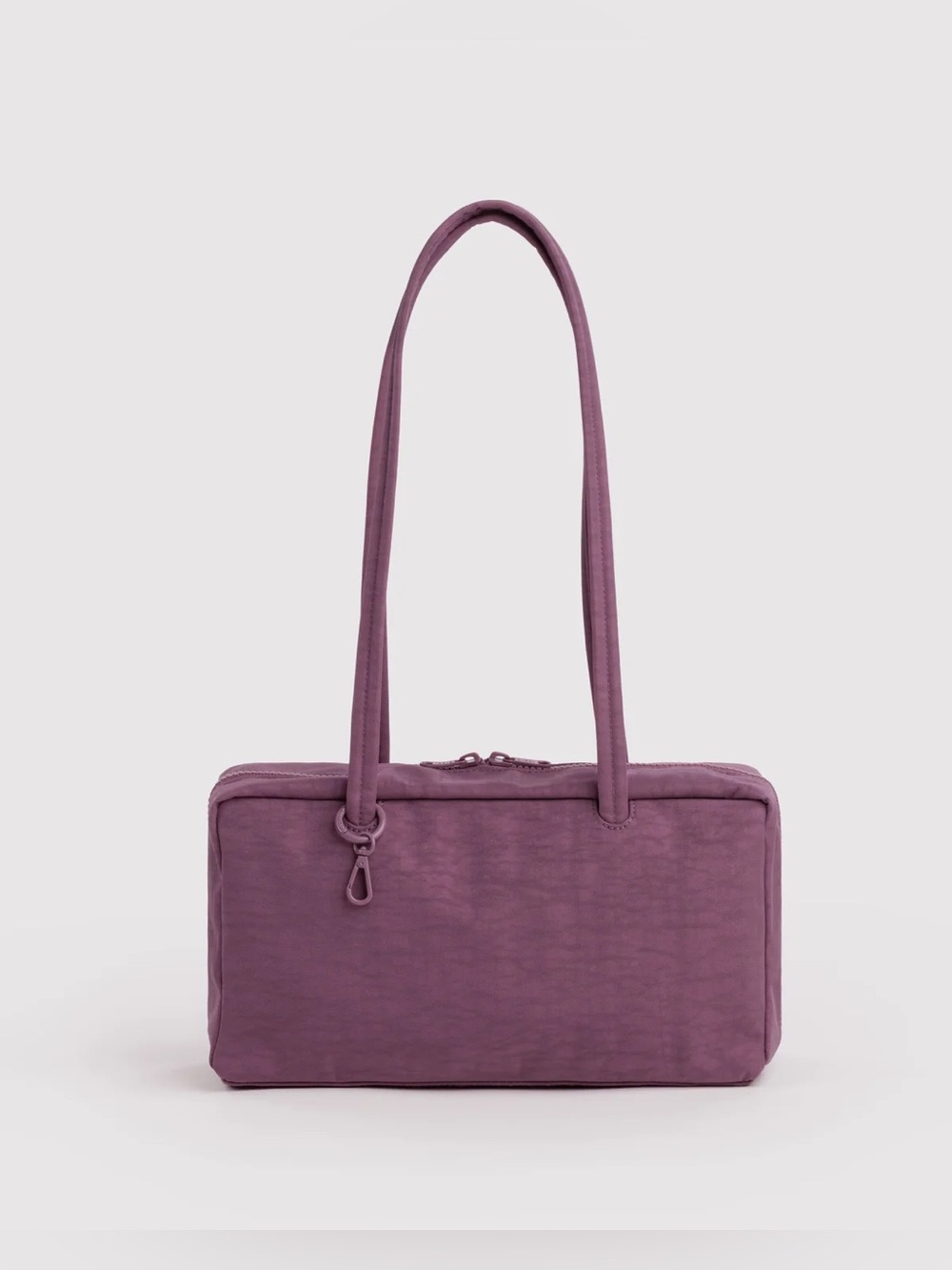 BAGGU Pink Nylon Bowler Bag